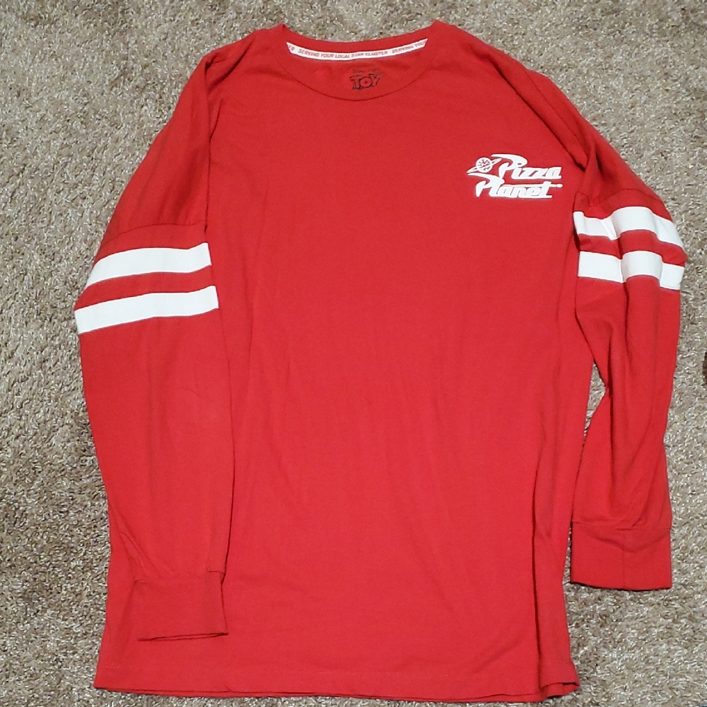 Red Toy Story Pizza Planet Spirit/long Sleeve Shirt